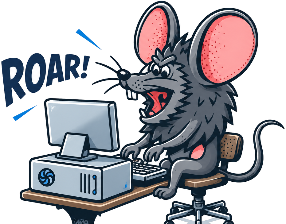 Roaring Mouse Systems mascot